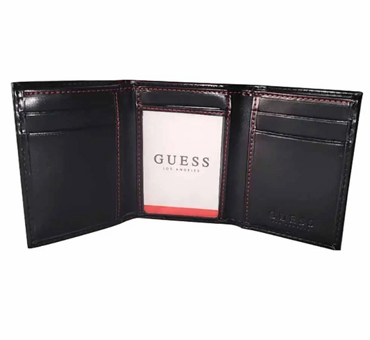 Billetera Negra Guess Para Hombre