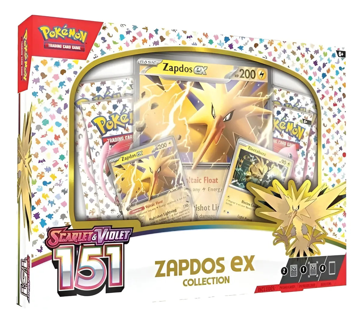 Pokemon Zapdos Collection 151 Inglés