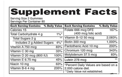 Multivitamínico Kirkland Signature para Adultos 160 Gomitas