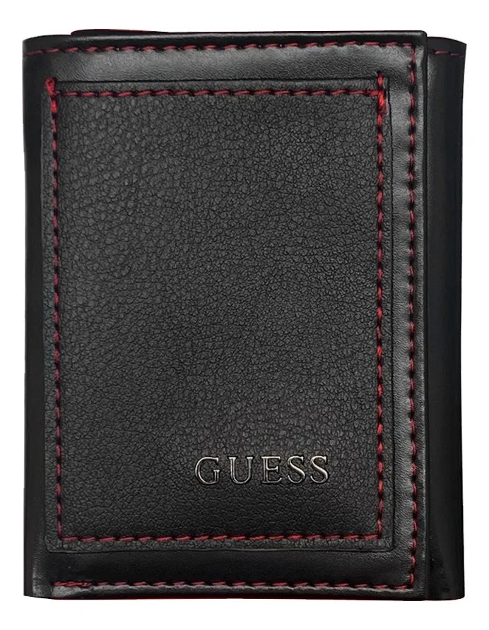 Billetera Negra Guess Para Hombre