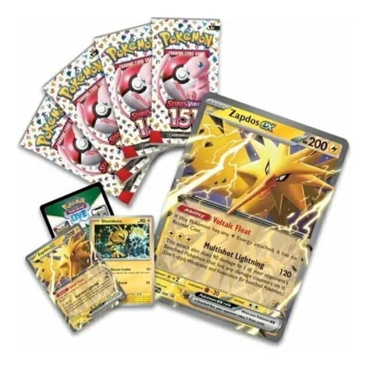 Pokemon Zapdos Collection 151 Inglés